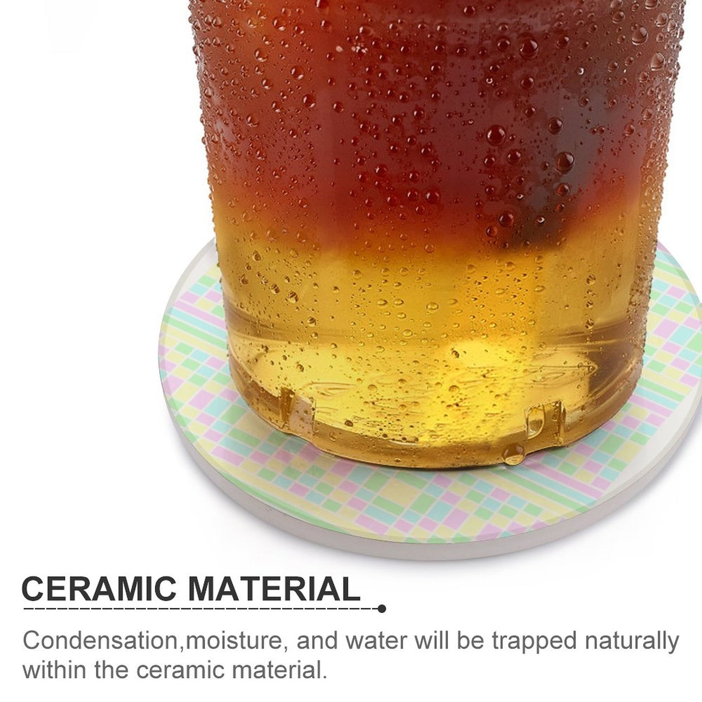 Round Ceramic Coaster