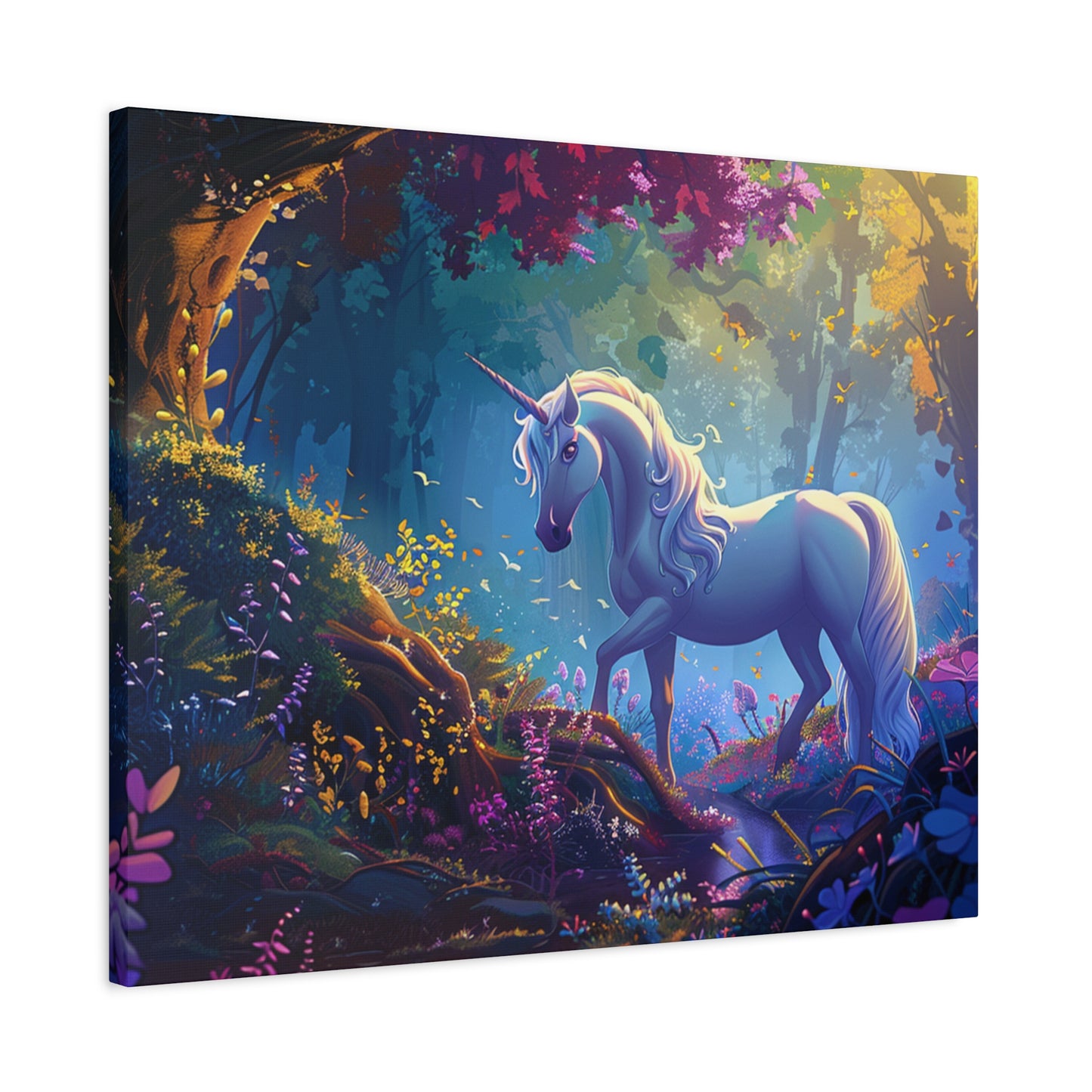 Matte Canvas, Stretched, 1.25" - Unicorn