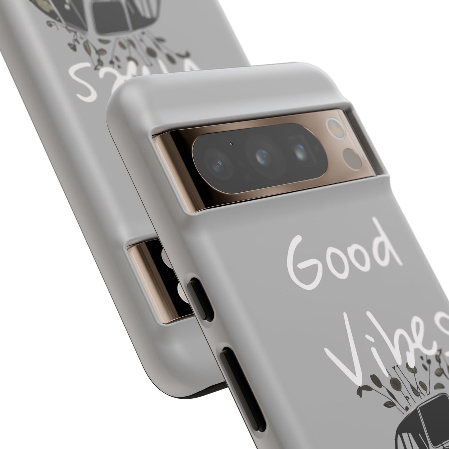 Floral Phone Case | Good Vibes, Phone Accessories, Gift for Her, Trendy Tech, Summer Vibes, Birthday Gift