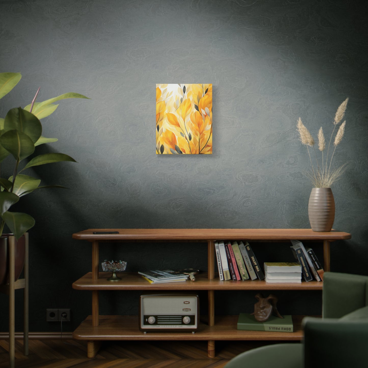 Gorgeous Yellow Matte Canvas Art Print, Stretched, 1.25"