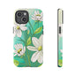 Floral Phone Case, Tough Cases, Flower Design, Nature Inspired, Eco-Friendly Cover, Unique Gift for Her, Spring Accessories
