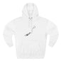 Trumpet Music Notes Hoodie — Minimalist Jazz Instrument Pullover