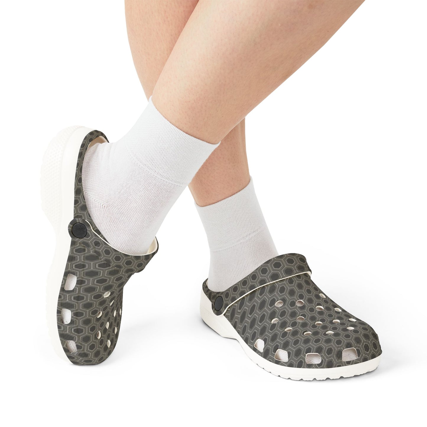 Polka Dot EVA Foam Clogs — Lightweight Slip-On Garden Shoes