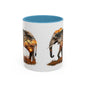 Elegant Elephant Accent Coffee Mug - Nature Lover Gift, Animal Lover Mug, Unique Home Decor, Wildlife Conservation, Travel Mug