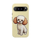Cute Dog Phone Case, Pet Lover Gift, Custom Phone Cover, Cartoon Dog Case, Durable Phone Accessory