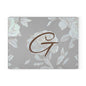 Personalized Floral Glass Cutting Board, Monogram Kitchen Decor, Custom Gift for Home Chef, Wedding Gift, Housewarming Present, [...]