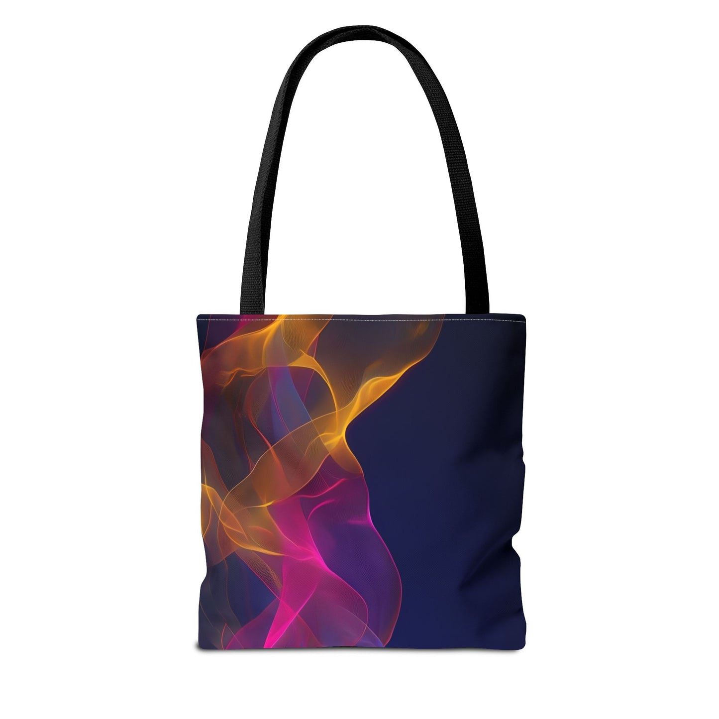 Colorful Abstract Tote Bag, Stylish Shopping Bag, Reusable Groceries Bag