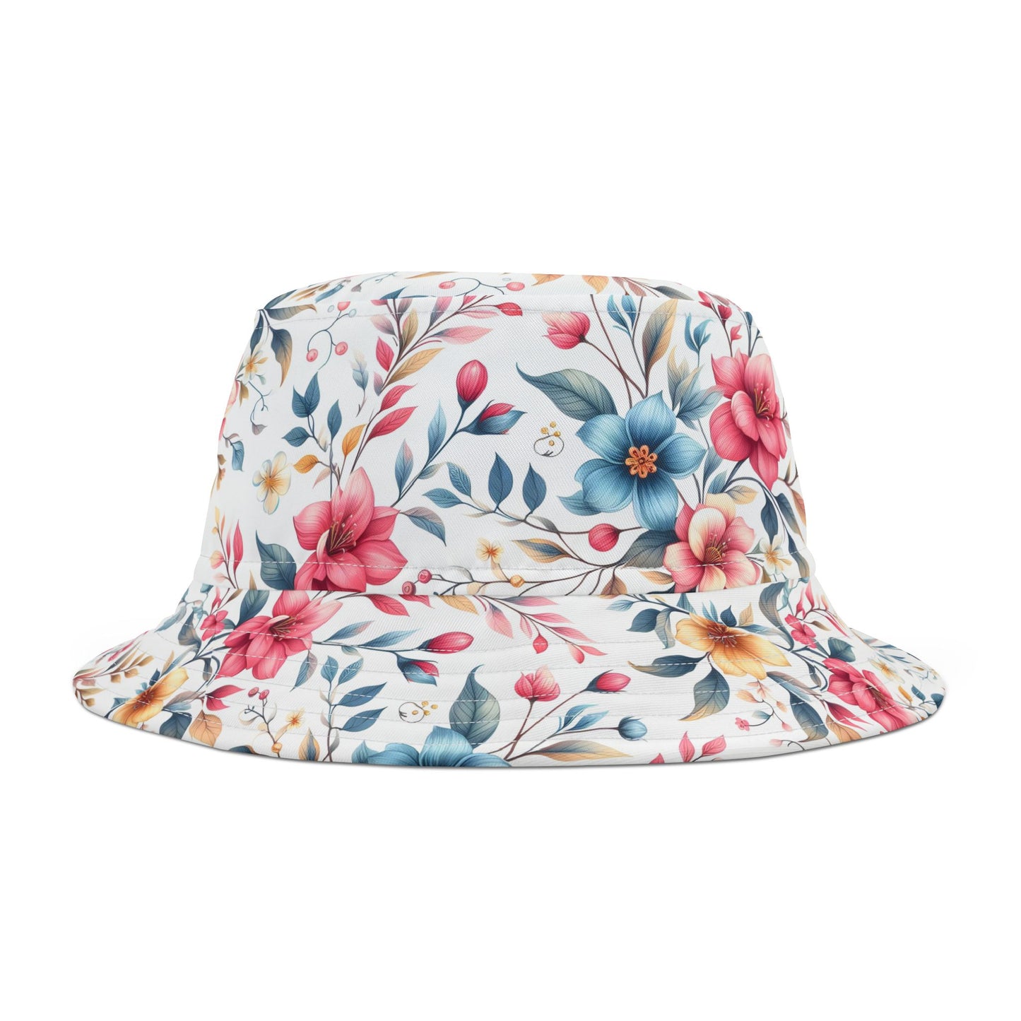 Floral Bucket Hat, Summer Accessory, Beach Wear, Gift for Her, Vacation Style, Trendy Sun Hat