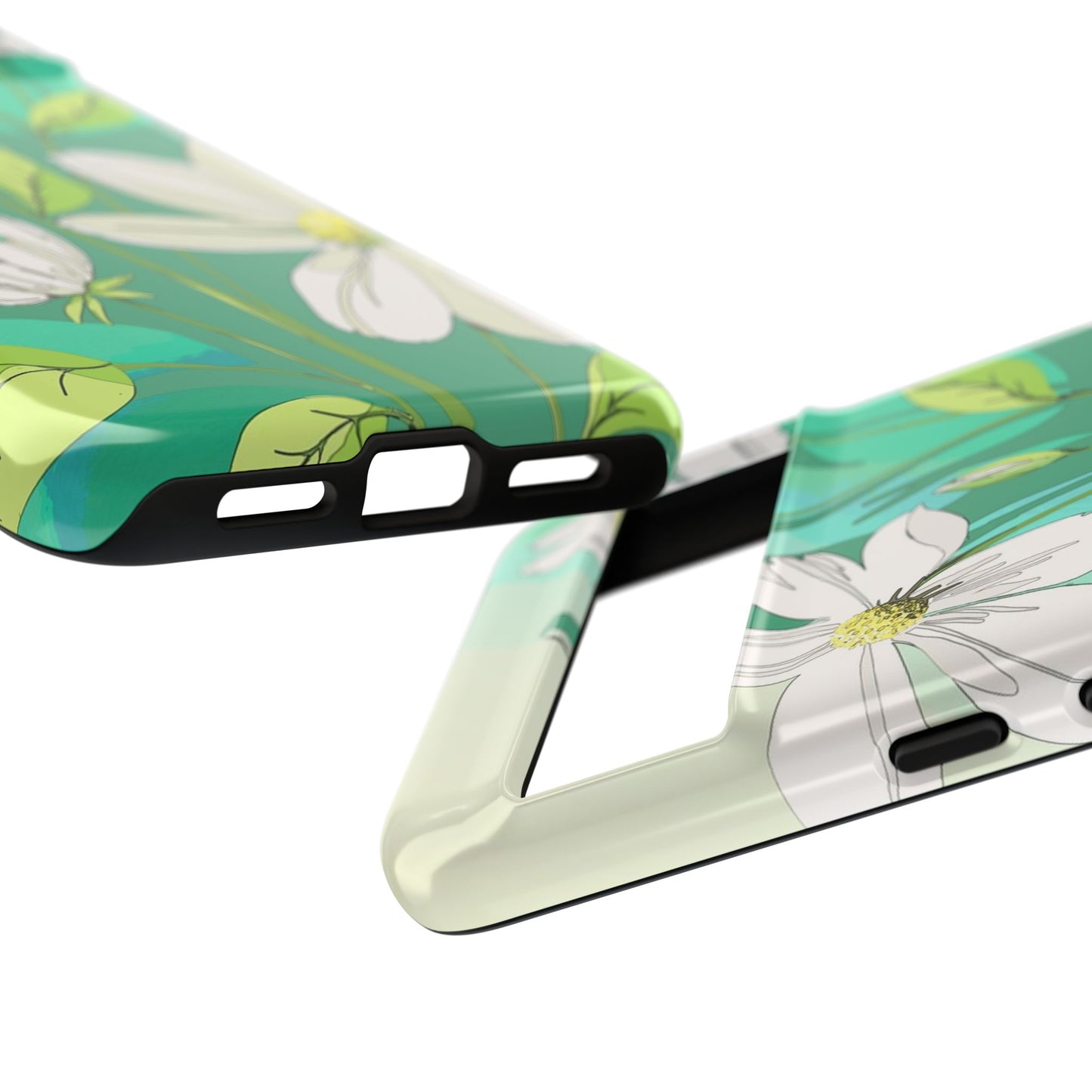 Floral Phone Case, Tough Cases, Flower Design, Nature Inspired, Eco-Friendly Cover, Unique Gift for Her, Spring Accessories