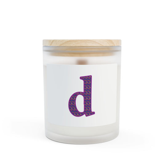 Personalized Frosted Glass Candle, 11oz| Custom Scented Candle | Home Decor | Gift for Her | Relaxation | Candle Gift | Unique Decor