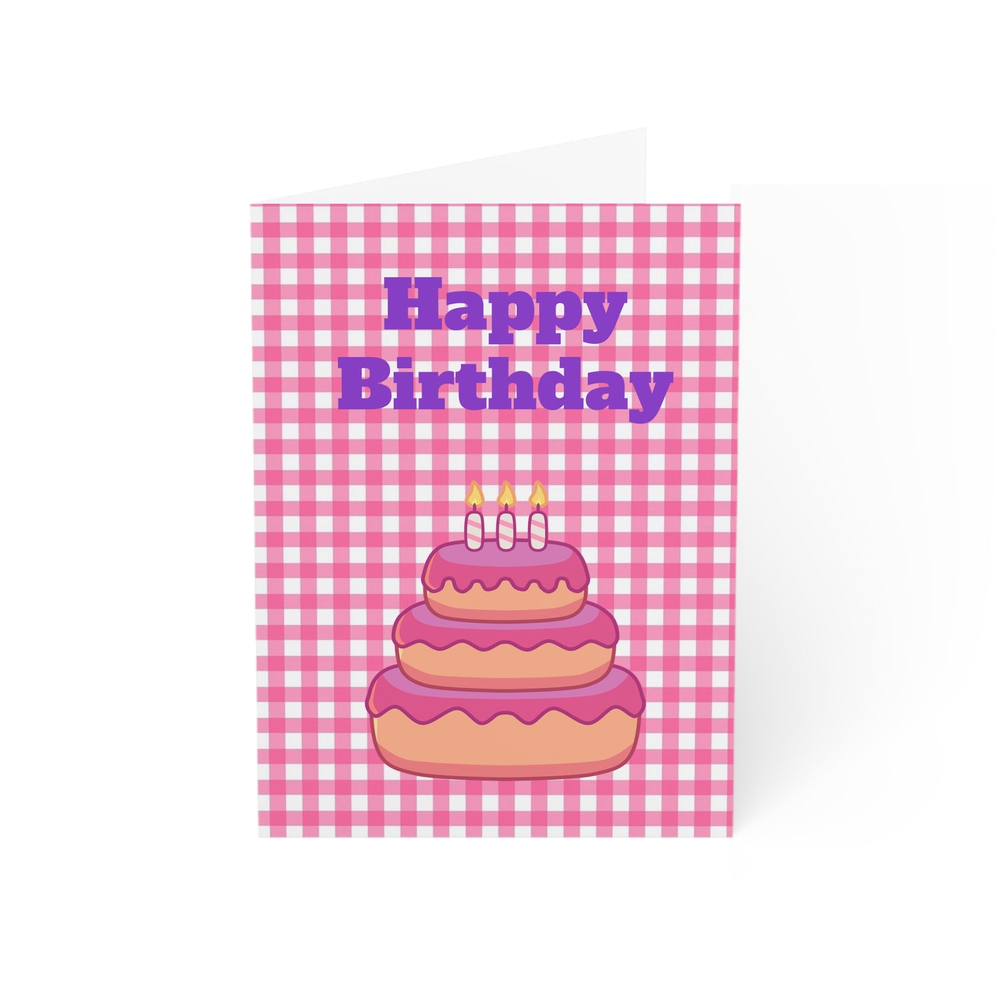 Birthday Greeting Cards, 1-50pcs Bundles, Cute Cake Design, Celebration Cards, Thoughtful Gift Enclosures