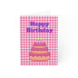Birthday Greeting Cards, 1-50pcs Bundles, Cute Cake Design, Celebration Cards, Thoughtful Gift Enclosures