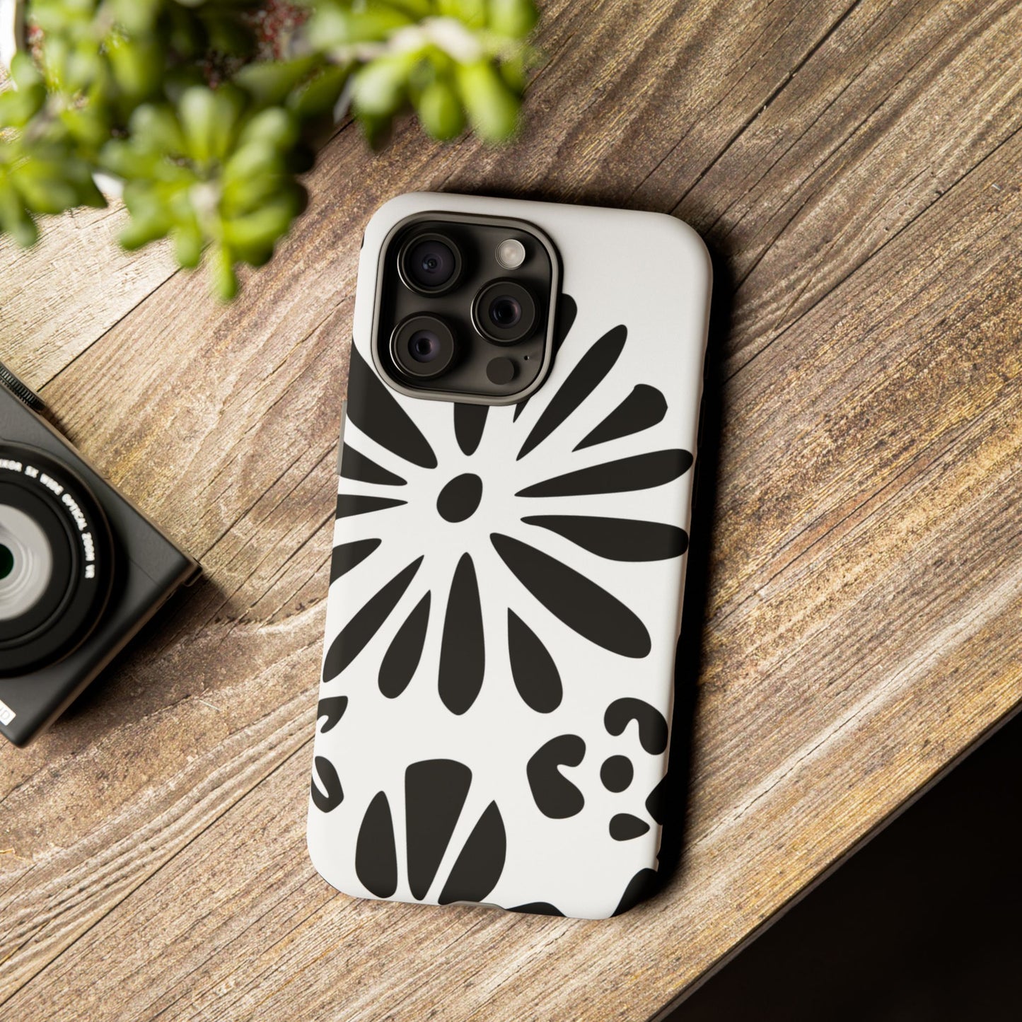 Stylish Phone Case with Floral Design, Tough Phone Cover for Her, Trendy Black and White Cell Phone Case, Unique Gift for Birthdays [...]