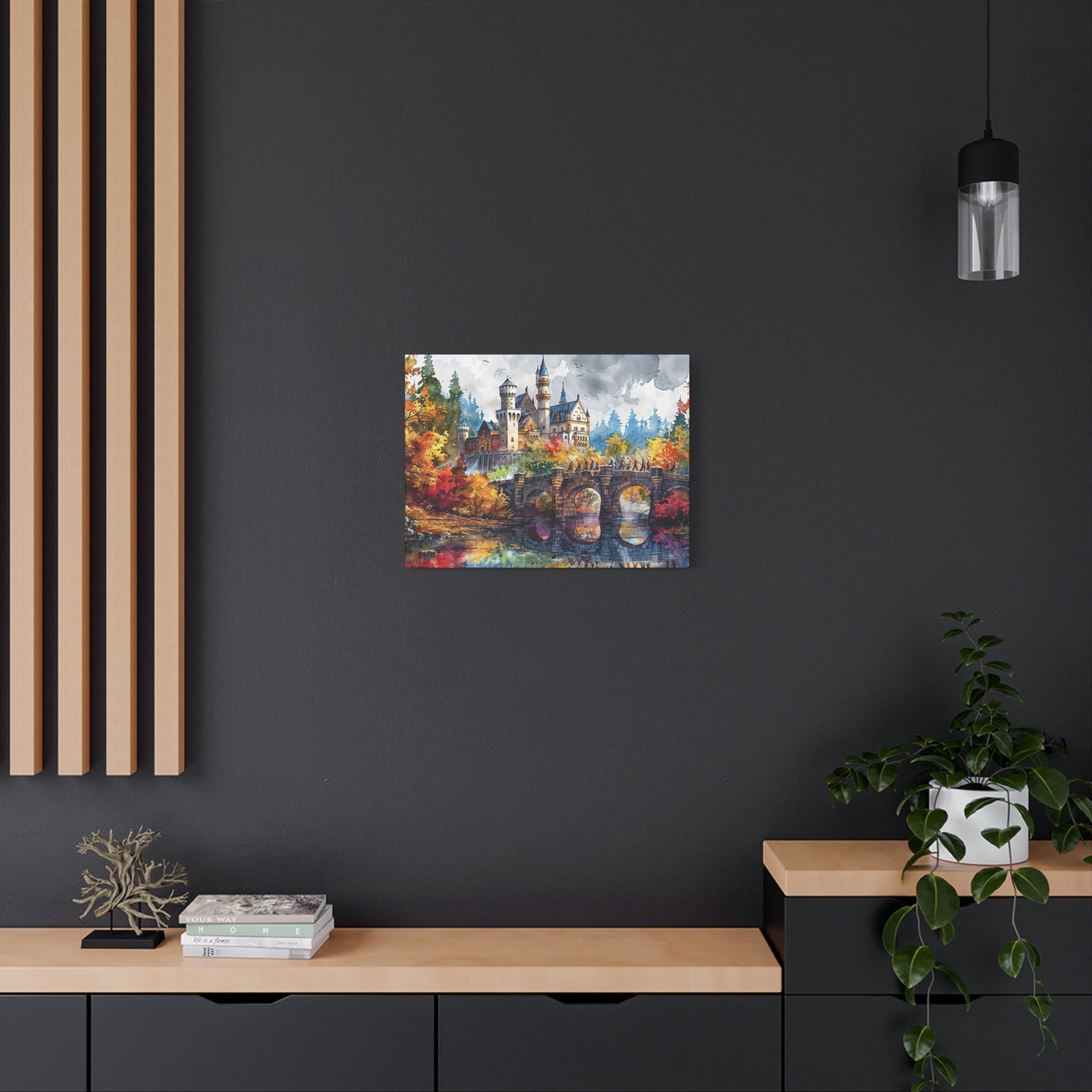 Matte Canvas, Stretched, 1.25" - Castle