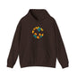 Floral Smiley Hoodie — Retro Daisy Smile Graphic Hoodie