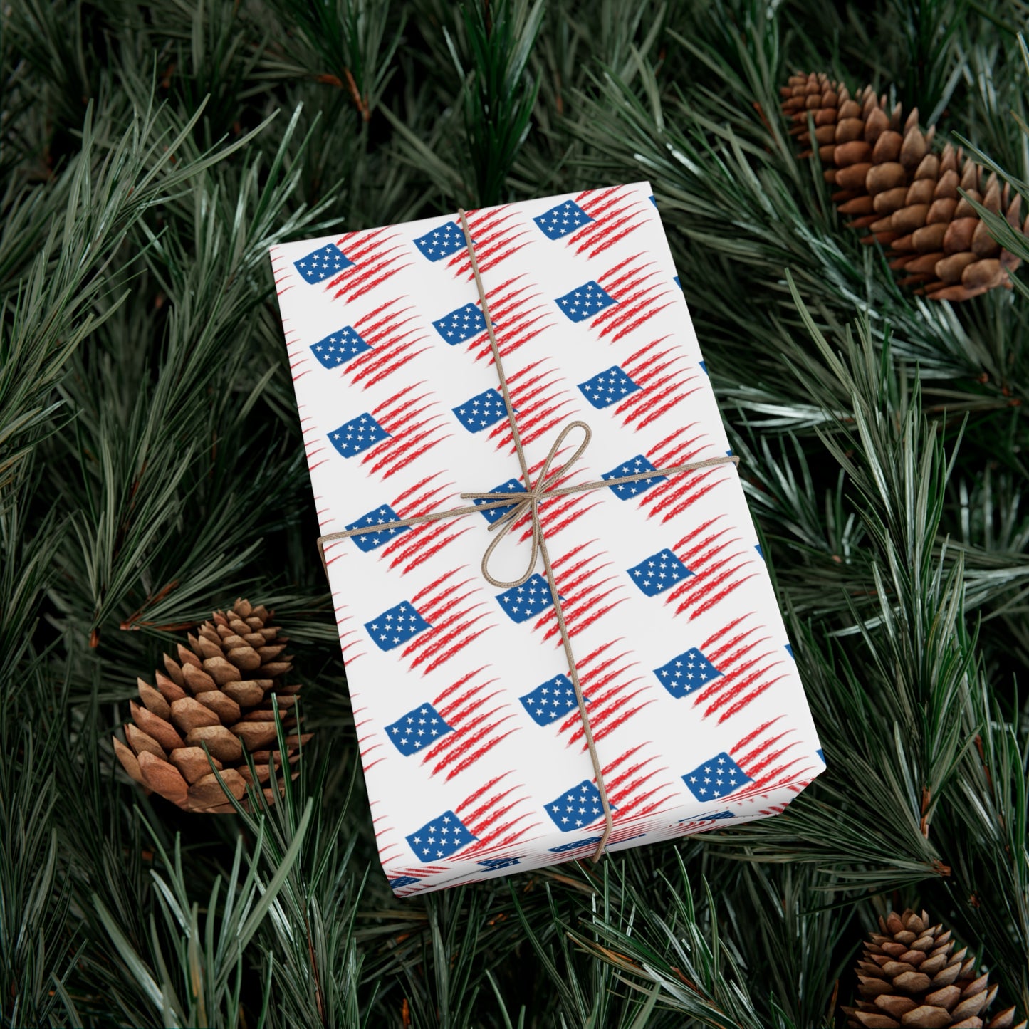 Festive Gift Wrap Paper - Patriotic Design for All Occasions, USA Flag Gift Wrap, Party Supplies, Holiday Wrapping Paper, Independence [...]