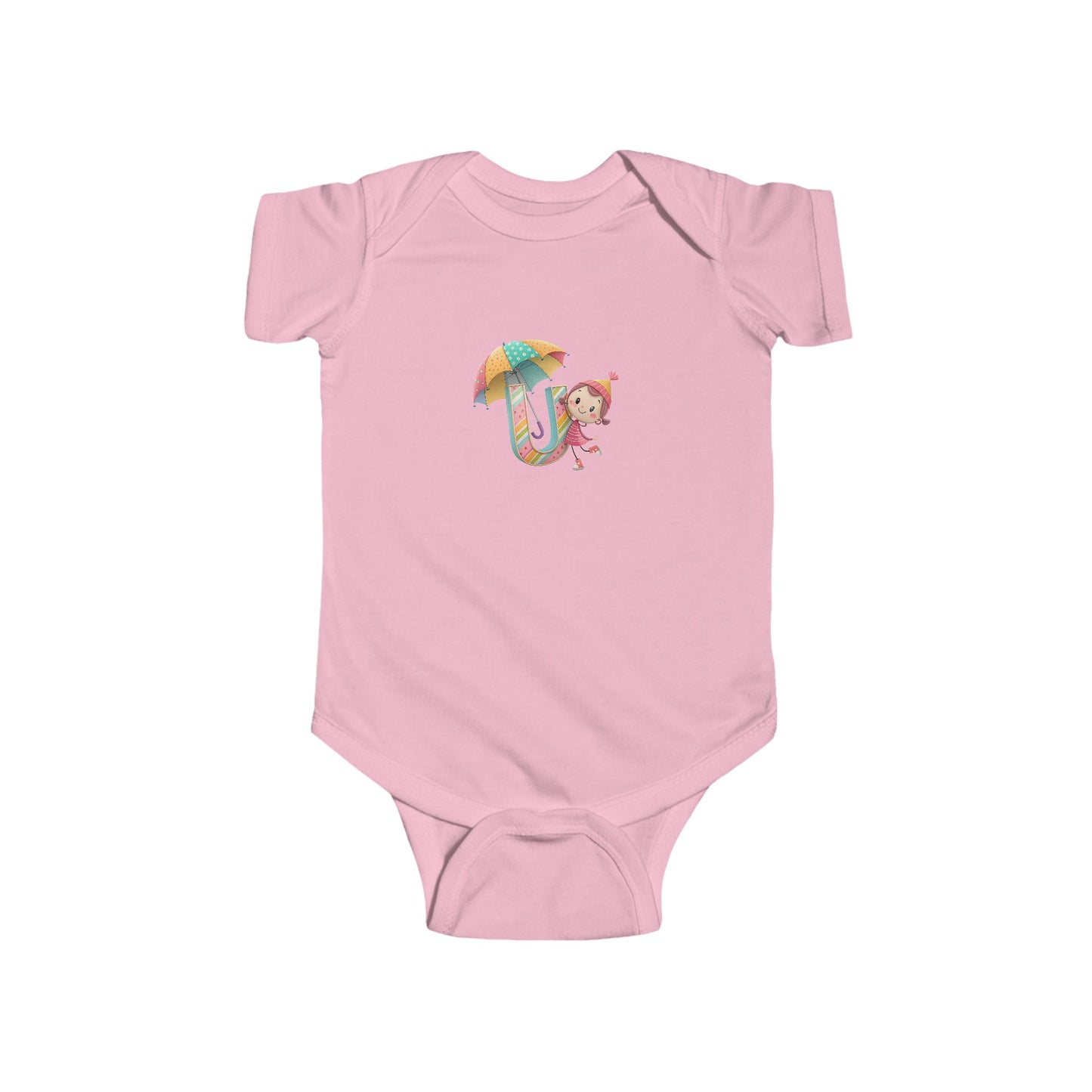 Cute Baby Bodysuit with Colorful Umbrella Design, Infant Clothing, Baby Shower Gift, Newborn Outfit, Toddler Wear, Playful Apparel