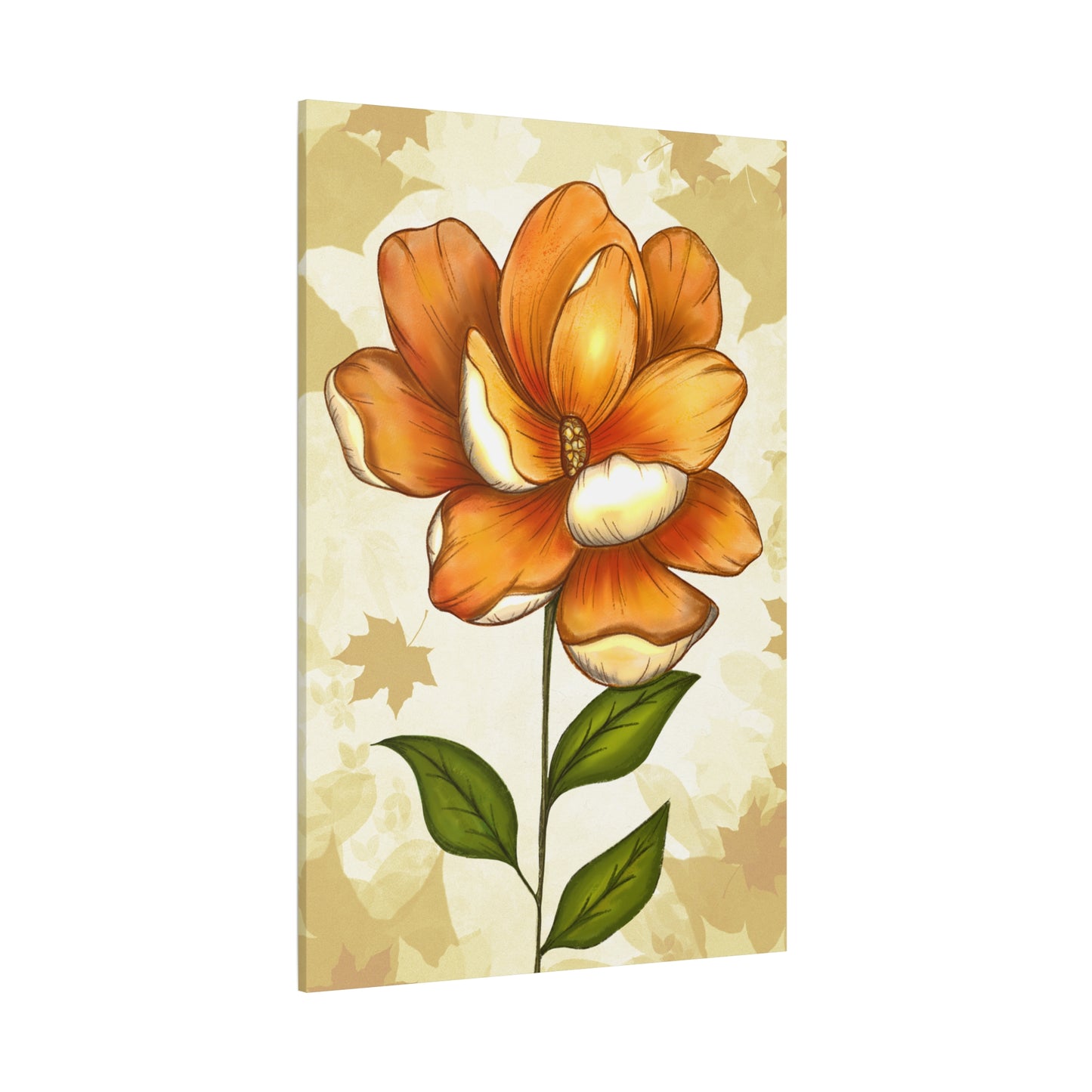 Copy of Matte Canvas, Stretched, 1.25" Tulips Pink and Purple Flowers