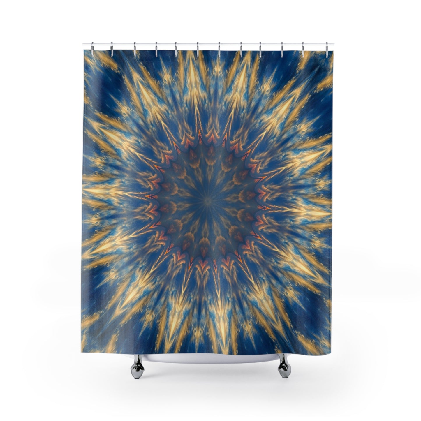 Bohemian Mandala Shower Curtain - Artistic Bathroom Decor, Unique Holiday Gift, Vibrant Home Accessory, Relaxing Oasis
