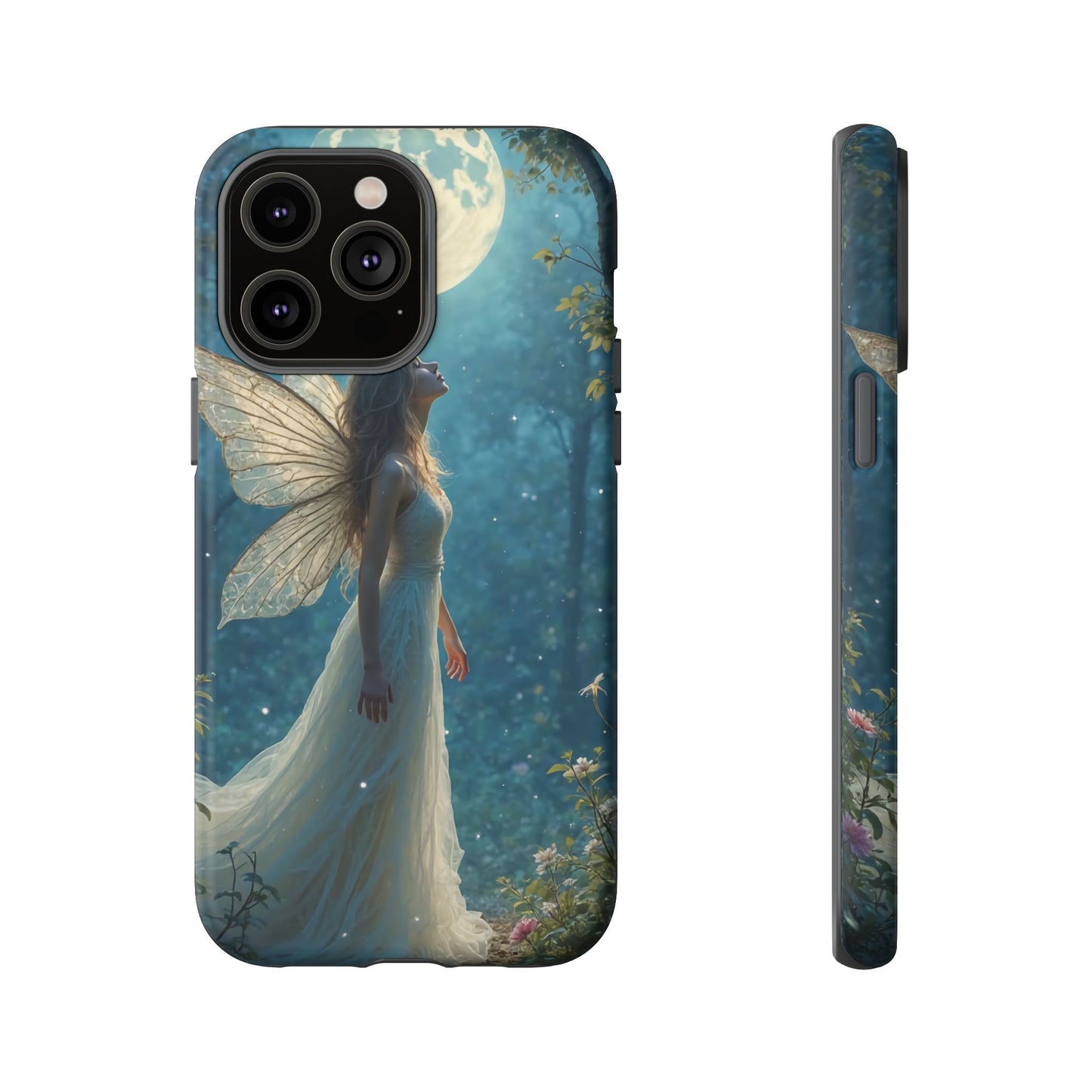 Fairy Moon Phone Case | Tough Cases for Nature Lovers, Fantasy Gift, Boho Phone Accessory, Ethereal Aesthetic, Magical Design