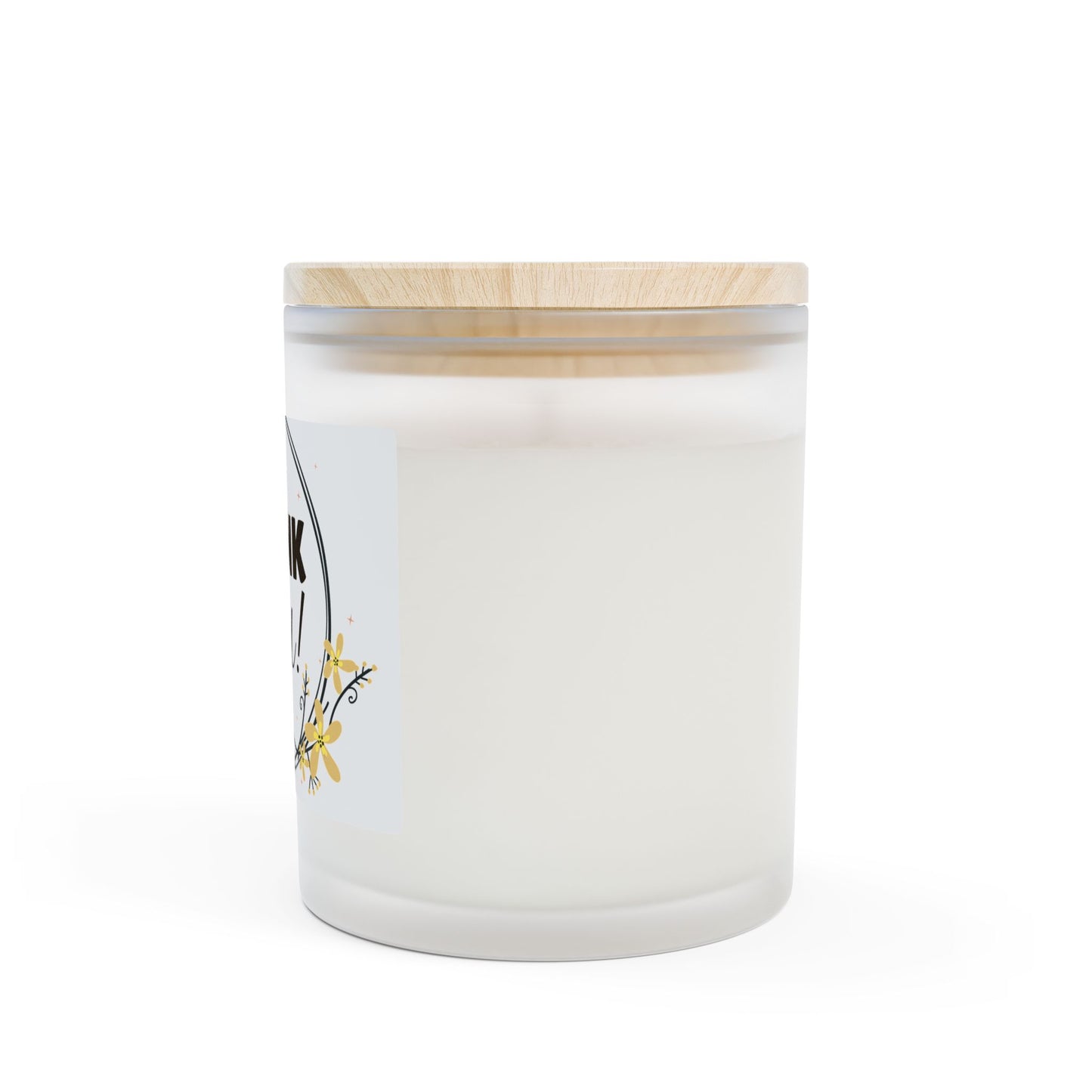 Frosted Glass Candle, 11oz