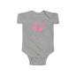 Adorable Baby Footprints Bodysuit, Infant Bodysuit, Newborn Gift, Baby Shower Apparel, Cute Baby Outfit, Heart Footprints Onesie
