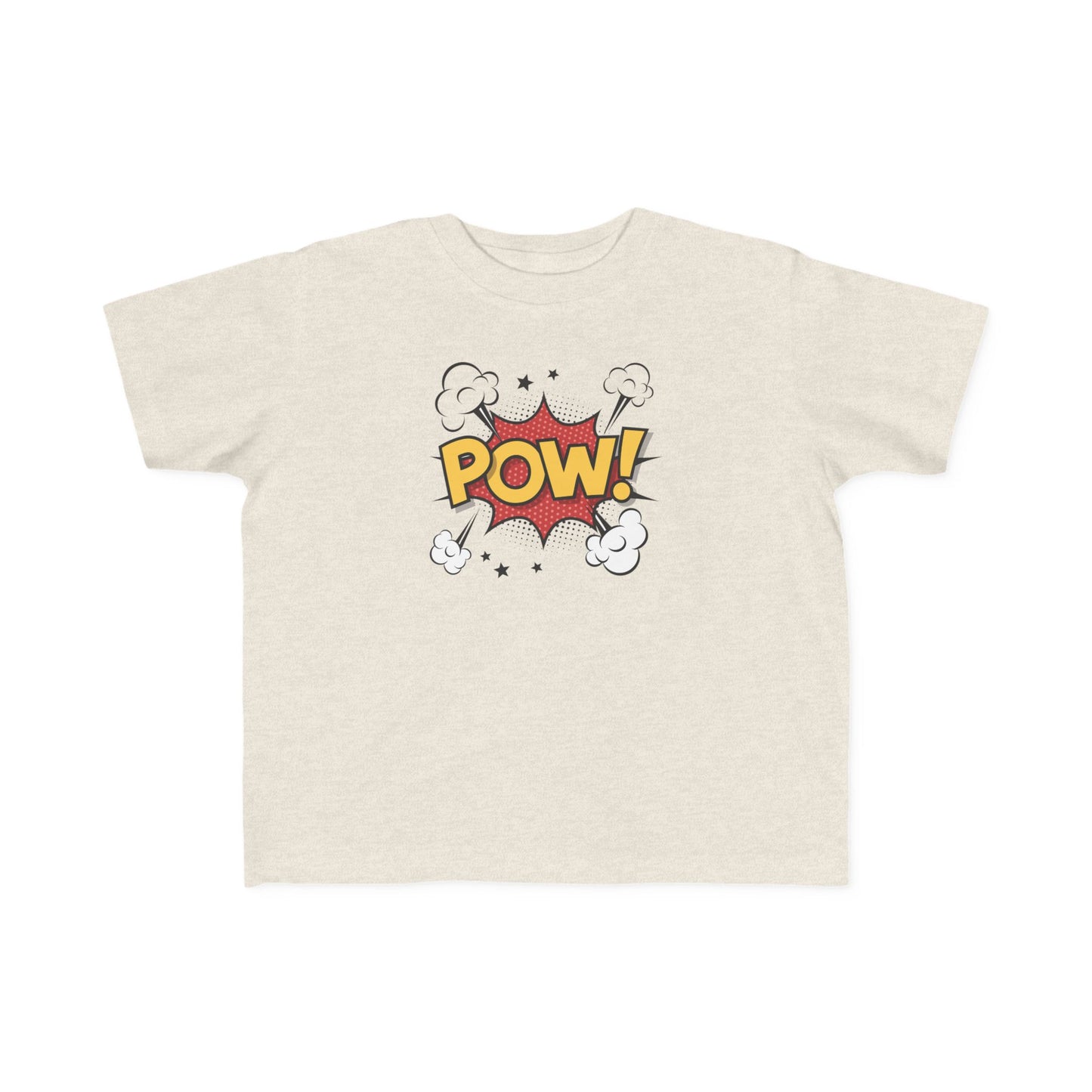 Superhero Toddler Tee, Cute Kids Shirt, POW Graphic T-Shirt, Fun Children's Wear, Birthday Gift, Playtime Outfit