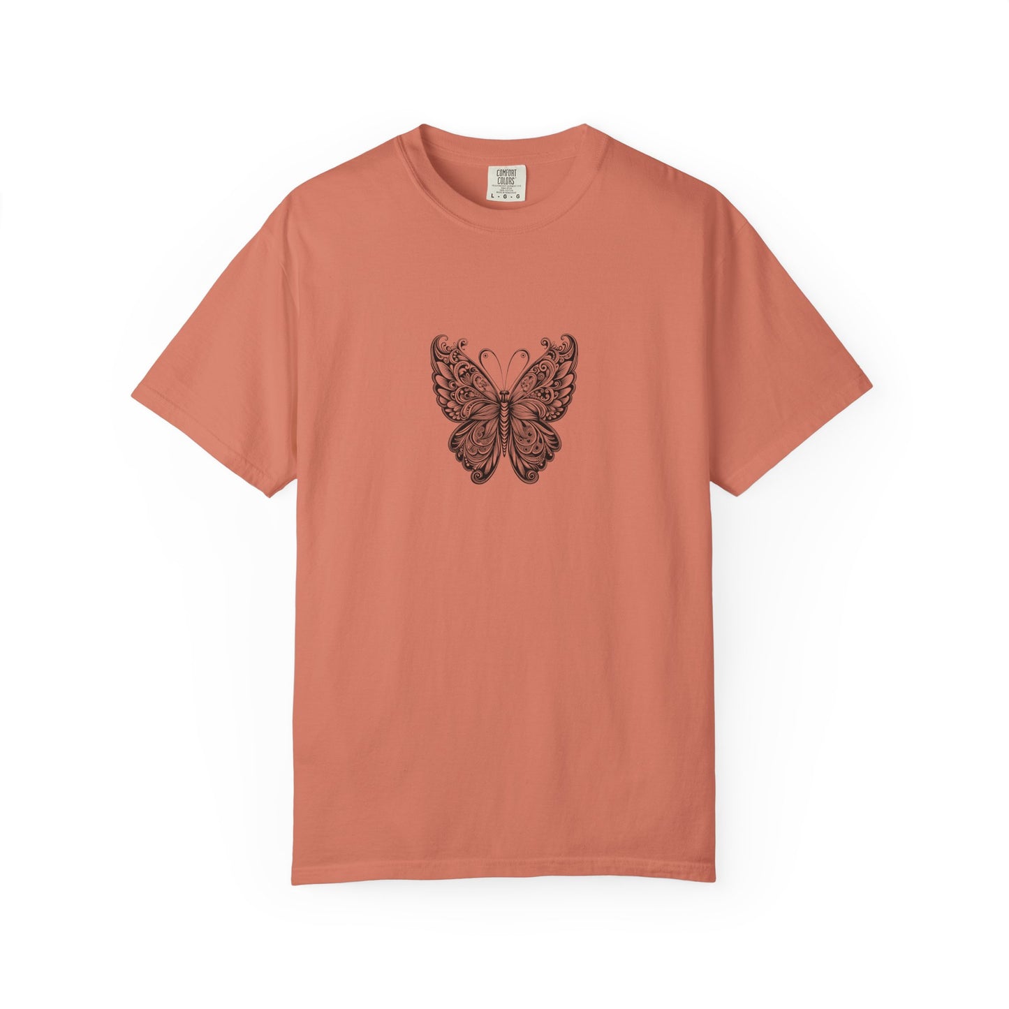 Bohemian Butterfly T-shirt, Unisex Clothing, Nature Inspired Tee, Gift for Her, Casual Wear, Summer Fashion