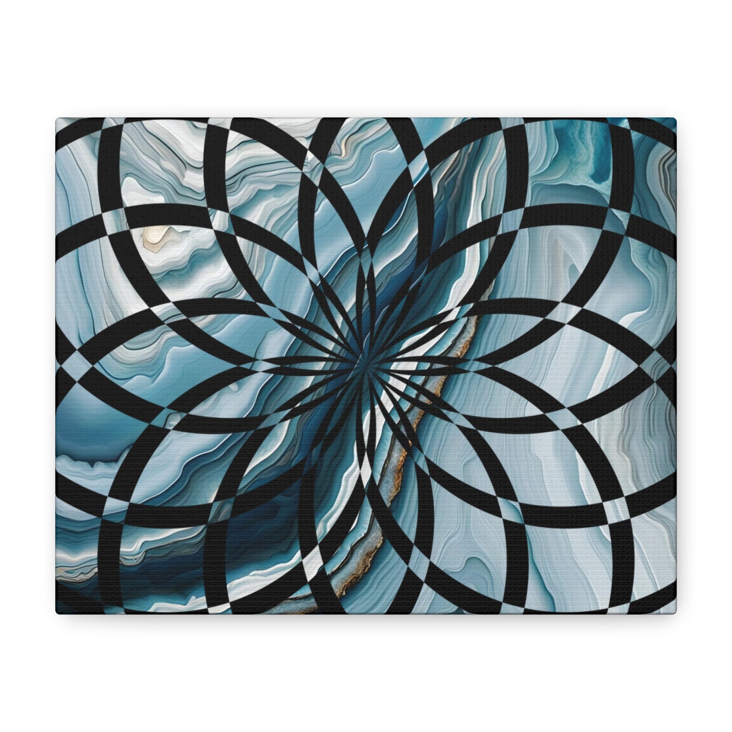 Abstract Geometric Art Canvas Print, Modern Wall