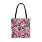 Pretty Pink Floral Tote Bag, Stylish Reusable Bag, Shopping Tote, Gift for Her, Eco-Friendly, Mother's Day Gift