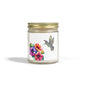 Scented Candles - Tropical Essence, Floral & Hummingbird Design, Relaxation Gift, Home Decor, Aromatherapy