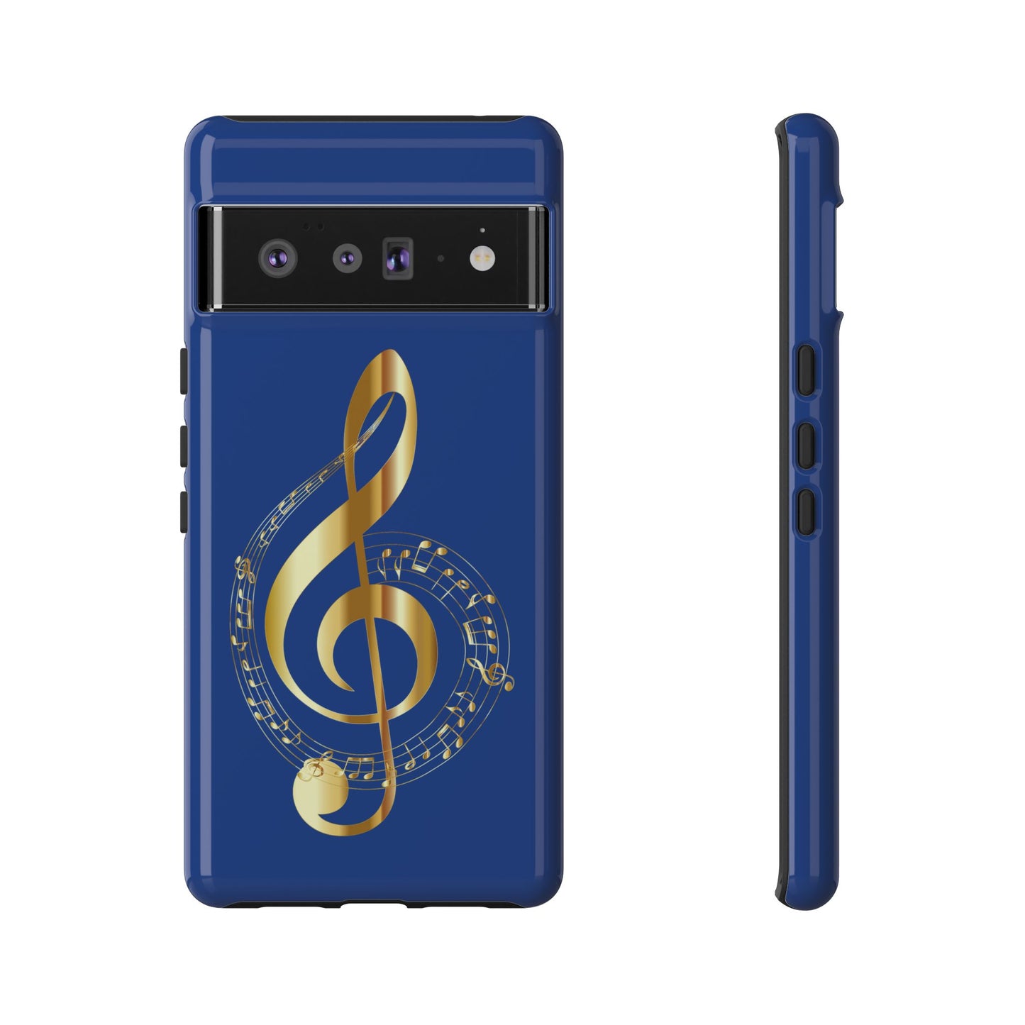 Tough Cases Blue and Gold Musical Note