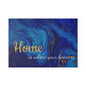 Home is Where Your Heart Is Glass Cutting Board, Kitchen Decor, Gift for Housewarming, Unique Home Gift, Elegant Kitchen Accessory
