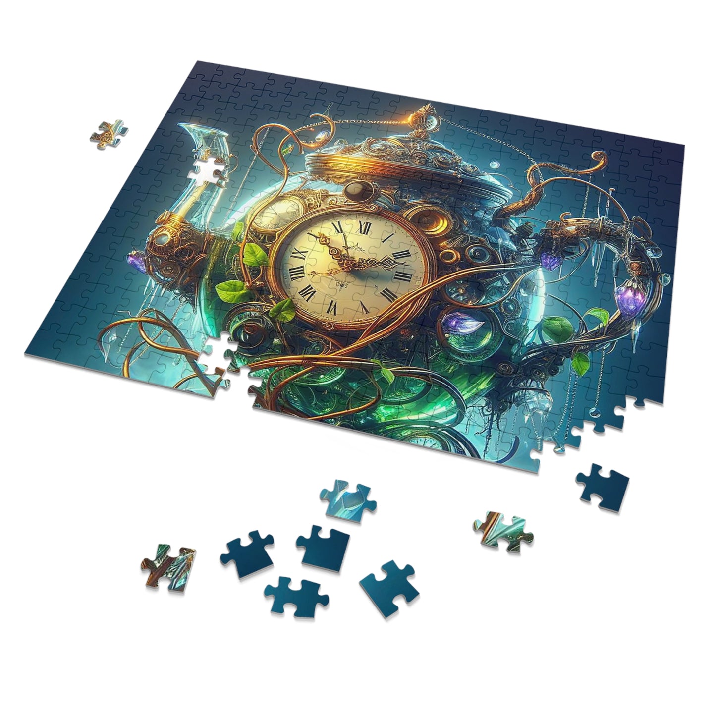 Jigsaw Puzzle with Tin
