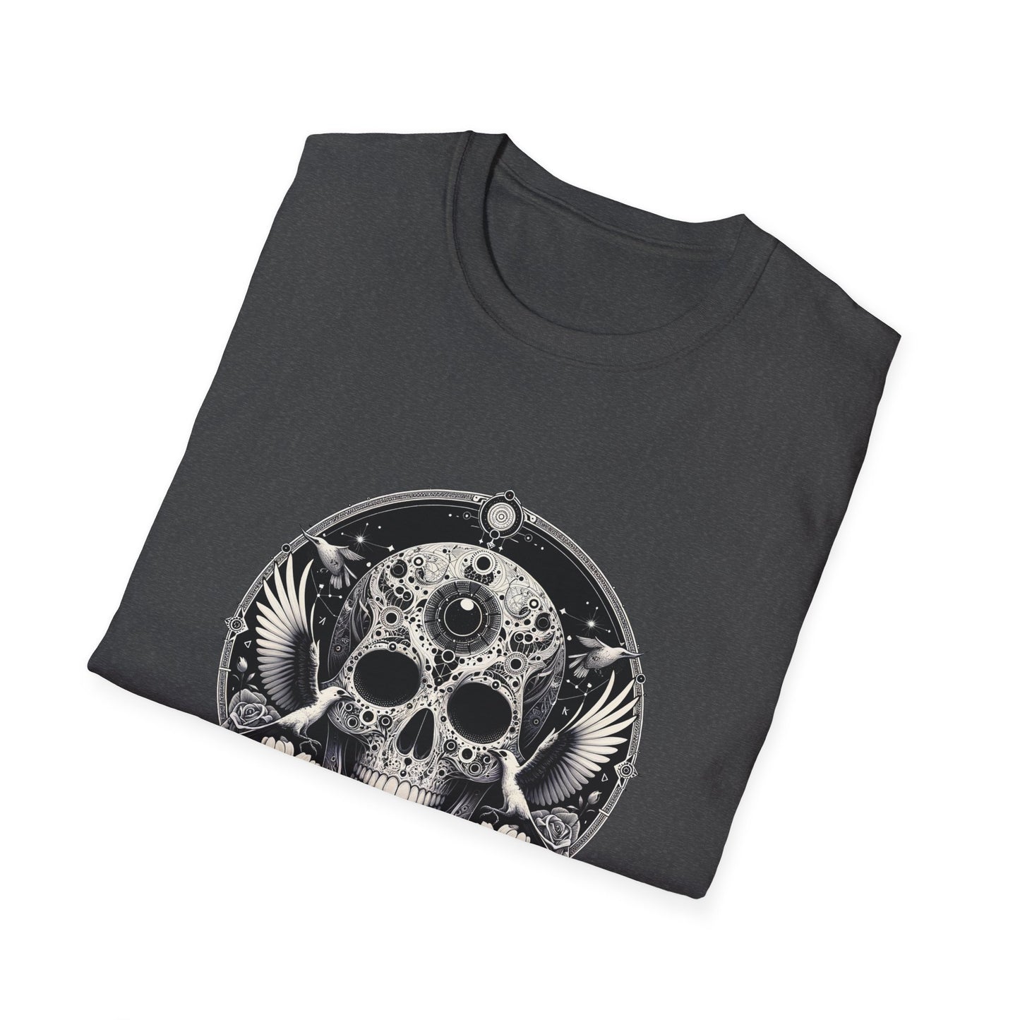 Day of the Dead Skull T-Shirt — Floral Calavera Graphic Tee