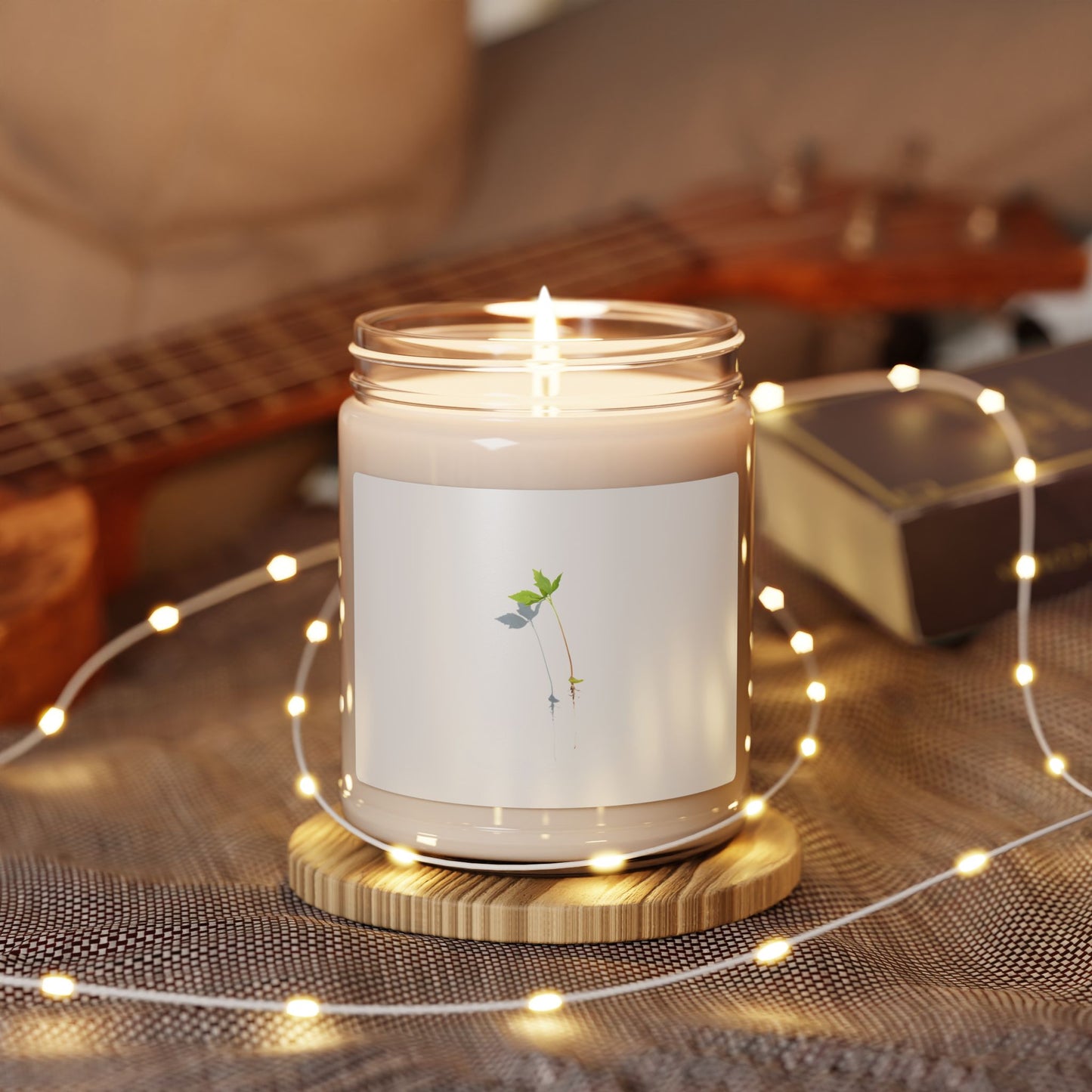 Calming Nature Scented Soy Candle, 9oz | Eco-Friendly Gift, Aromatherapy Candle, Home Decor, Relaxation, Self-Care