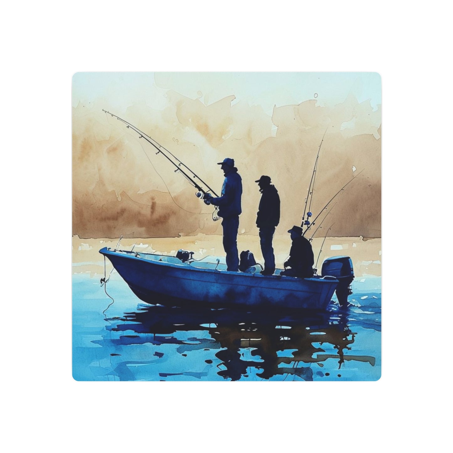 Fishing Metal Art Sign - Perfect Gift for Fishermen, Man Cave Decor, Nautical Wall Art, Outdoor Enthusiast Gift, Fishing Lover Decor