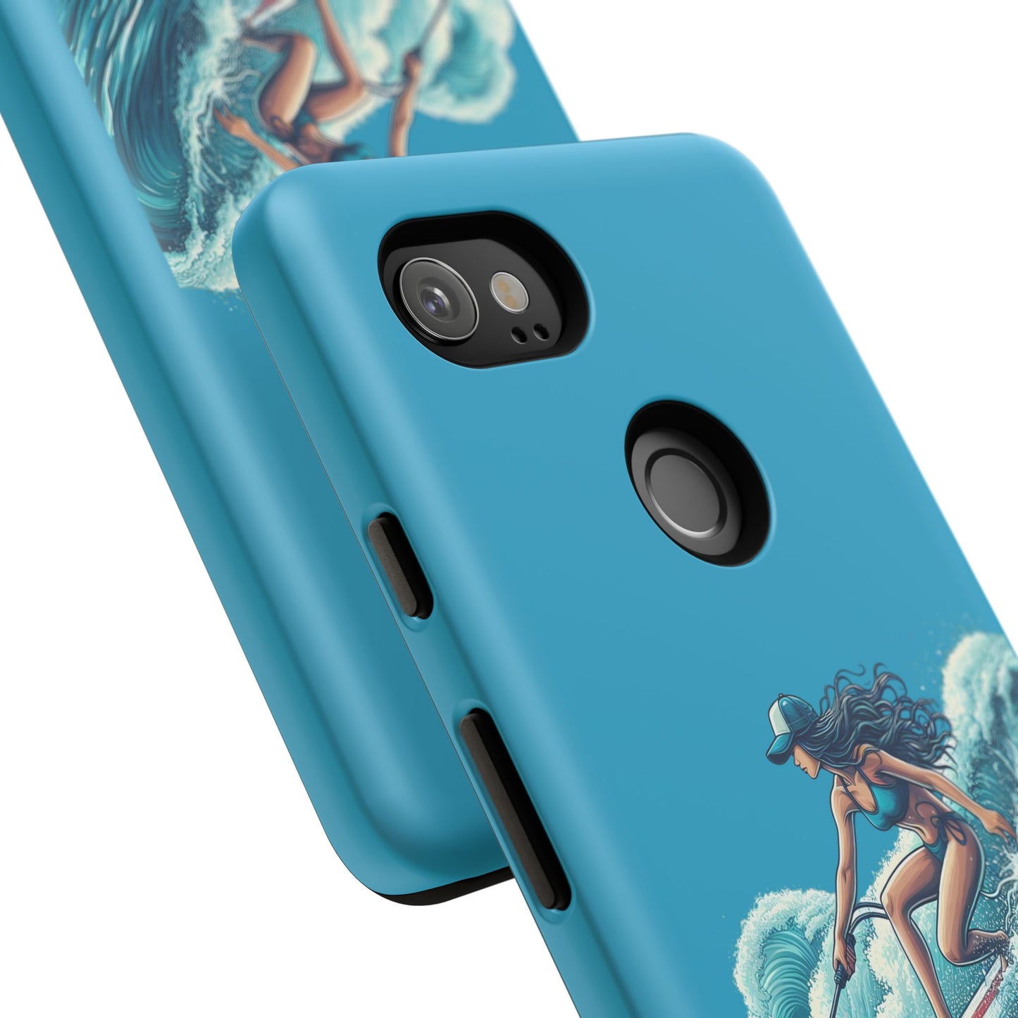 Surfing Phone Case, Coastal Vibes Phone Cover, Tough Cases for Beach Lovers, Ocean Art Phone Accessories, Summer Gift Idea
