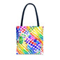 Colorful Abstract Tote Bag, Beach Bag, Shopping Bag, Summer Accessory