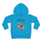 Whimsical Toddler Hoodie - I Want to Be Just Like My Daddy, Kids Pullover
