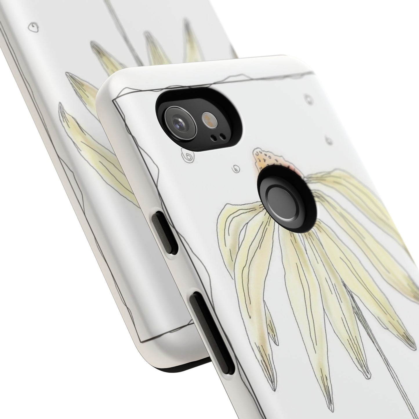 Flower Phone Case with Delicate Design, Tough Phone Cover, Nature Lover Gift, Floral Tech Accessory, Stylish Phone Protection