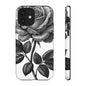 Elegant Floral Phone Case - Tough Cases, Black Rose Design, Floral Phone Cover, Stylish Phone Accessory, Gift for Her, Mother's Day