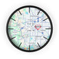 Custom Denver Map Wall Clock, Home Decor, Personalized Gift, Unique Wall Art, Modern Timepiece, Housewarming Present