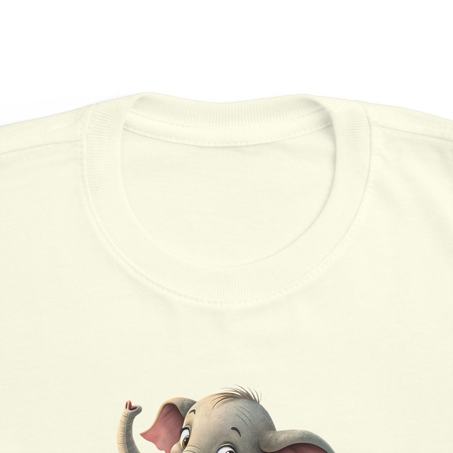 Cute Elephant Toddler Tee, Fun Summer Shirt, Kids Beachwear, Adorable Gift for Ages 2-5, Playful Animal Apparel
