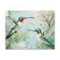 Hummingbird Canvas Wall Art — Stretched Matte Nature Print