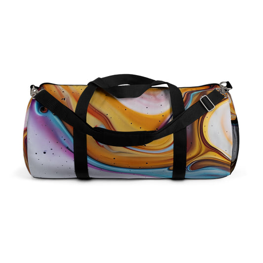 Abstract Swirl Duffel Bag, Travel Bag, Gym Bag, Overnight Bag