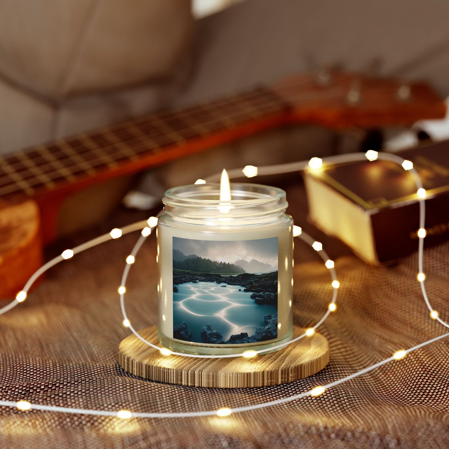 Coconut Apricot Scented Candles, Relaxing Home Decor, Aromatherapy Gift, Eco-Friendly Candle, Mindful Moments