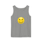 Smiley Face Tank Top, Summer Shirt, Casual Wear, Beach Outing, Gift for Friends, Positive Vibes Apparel