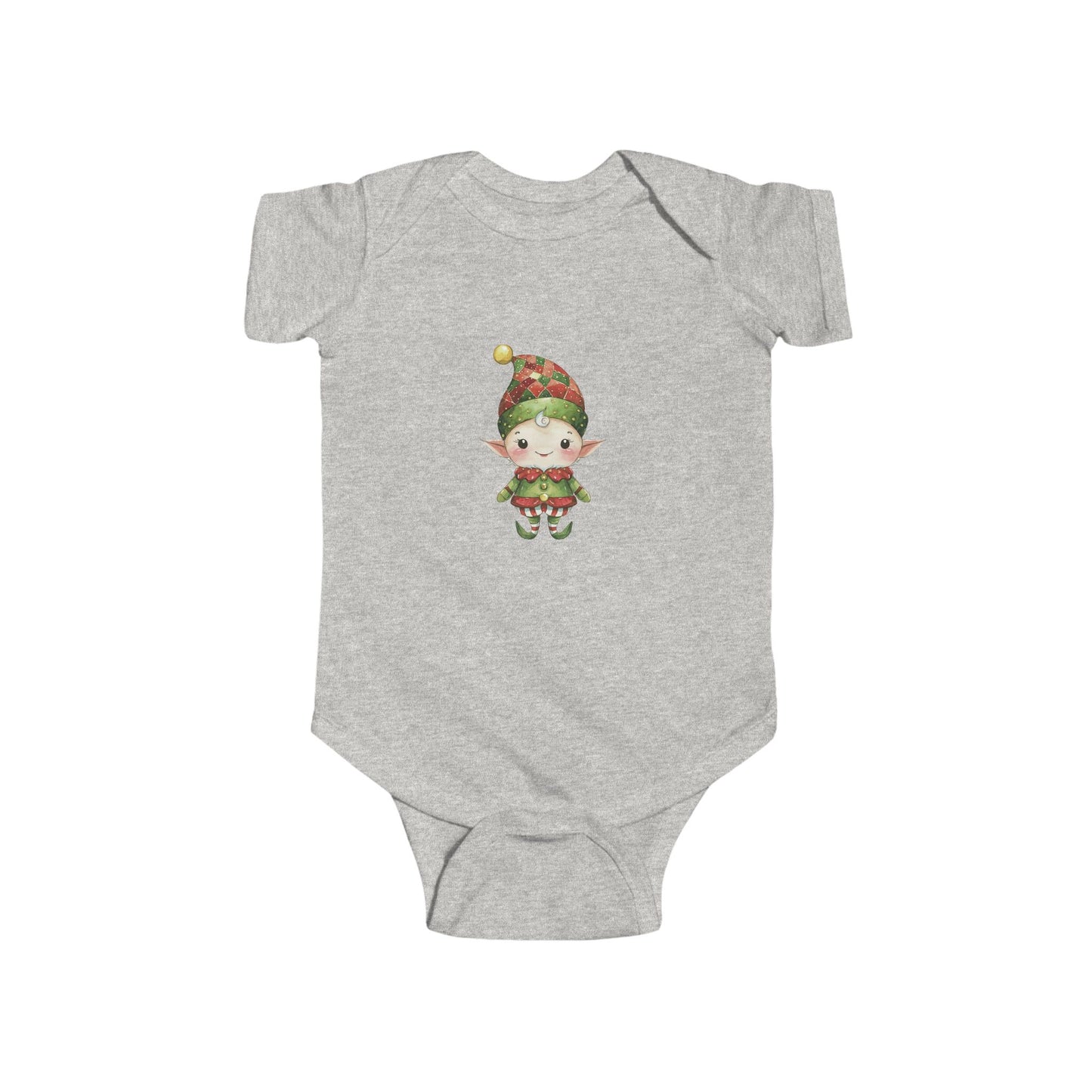 Christmas Elf Infant Bodysuit, Cute Baby Outfit, Holiday Wear, Christmas Gift, Baby Shower, Festive Infant Clothes