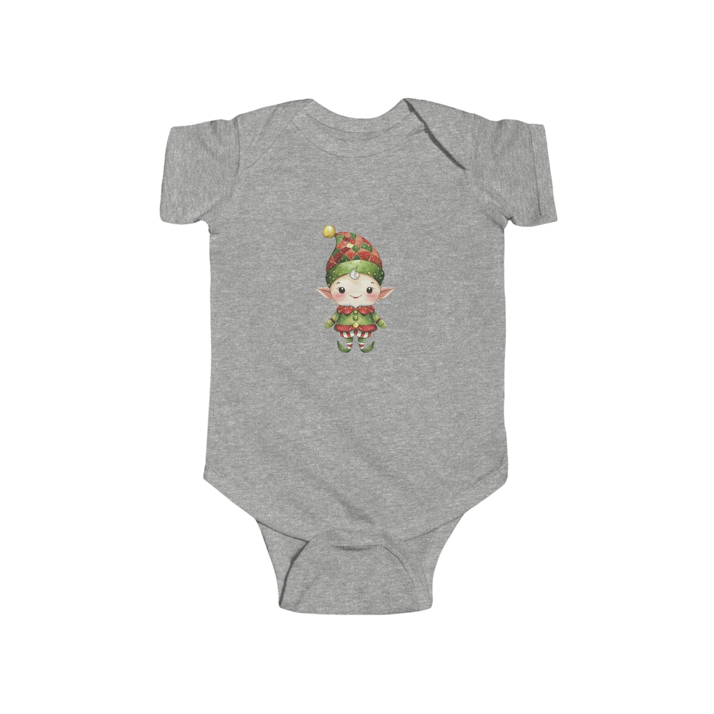 Christmas Elf Infant Bodysuit, Cute Baby Outfit, Holiday Wear, Christmas Gift, Baby Shower, Festive Infant Clothes